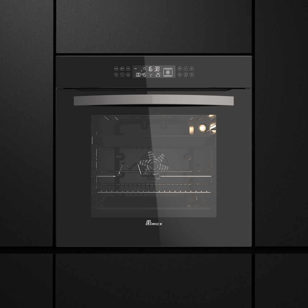 70 litres black Built-in Oven - 60cm