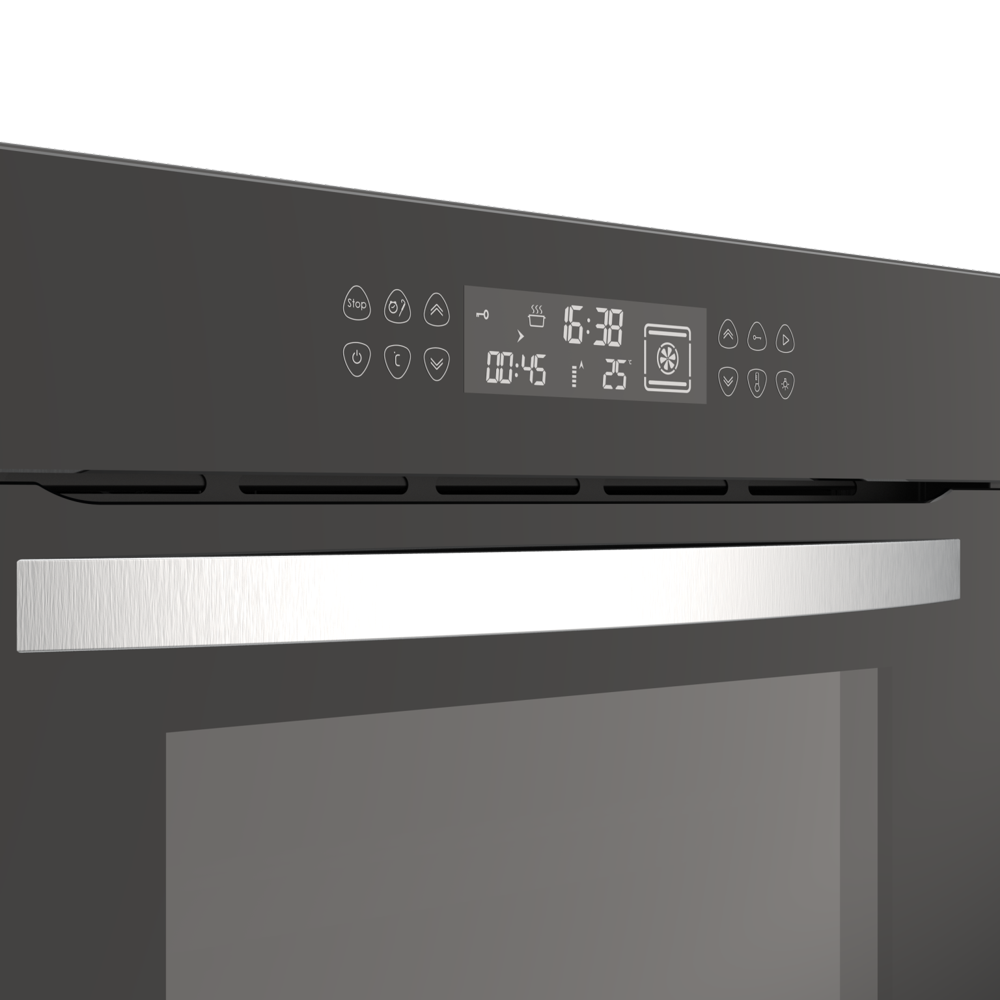 70 litres black Built-in Oven - 60cm