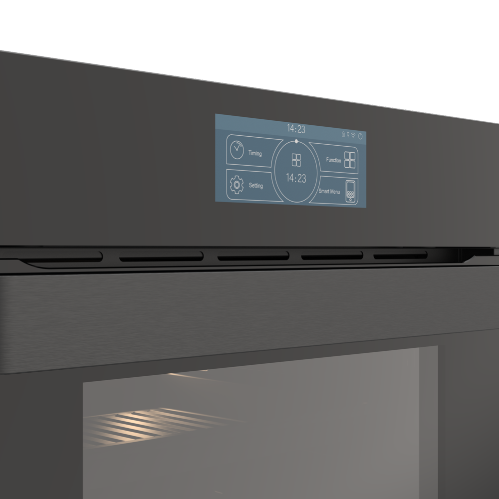 70 litres black Built-in Oven - 60cm