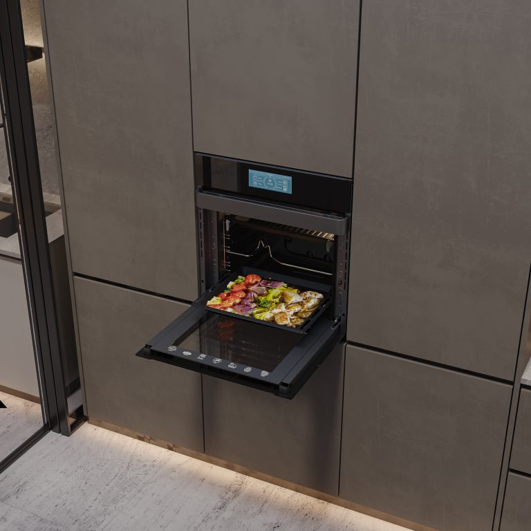 70 litres black Built-in Oven - 60cm