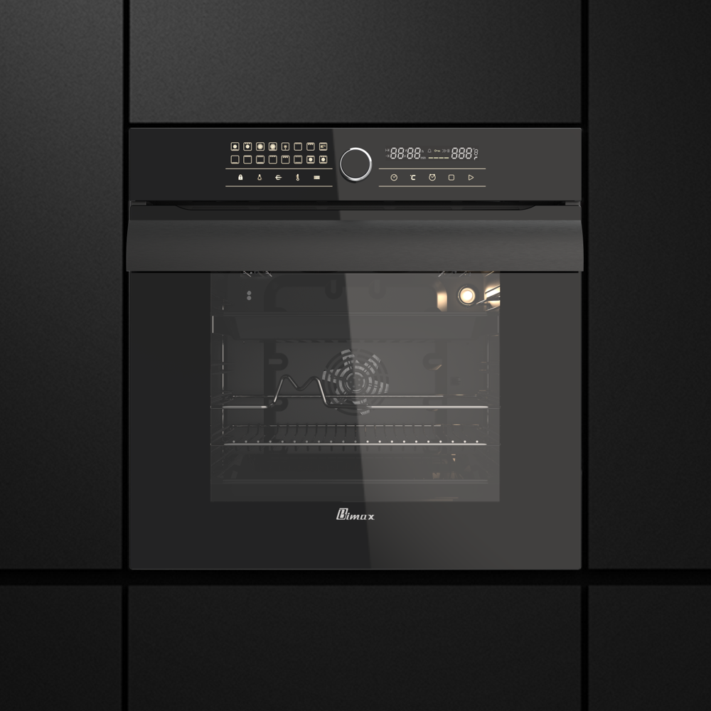 70 litres black Built-in Oven - 60cm