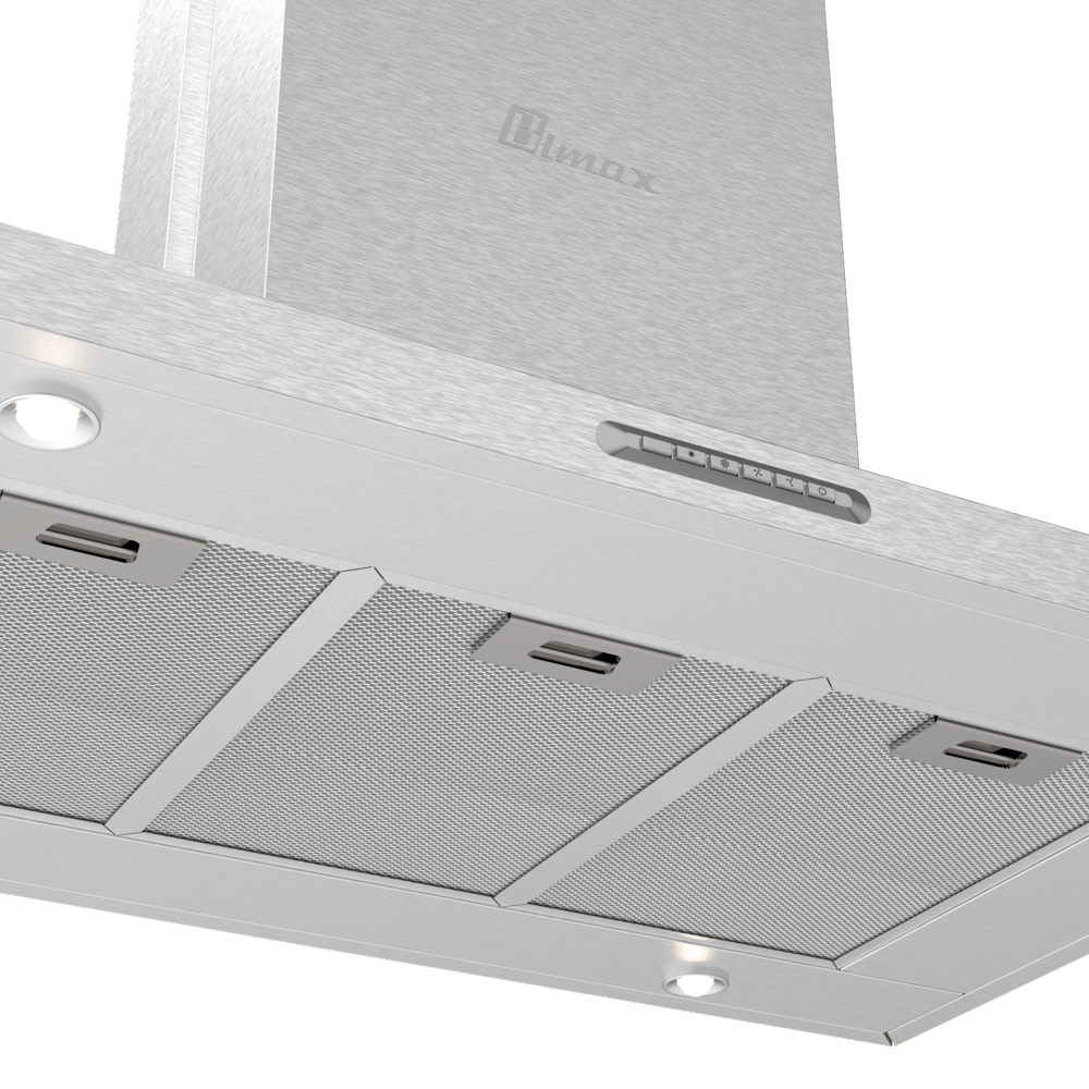 Island type stainless steel hood - 90cm