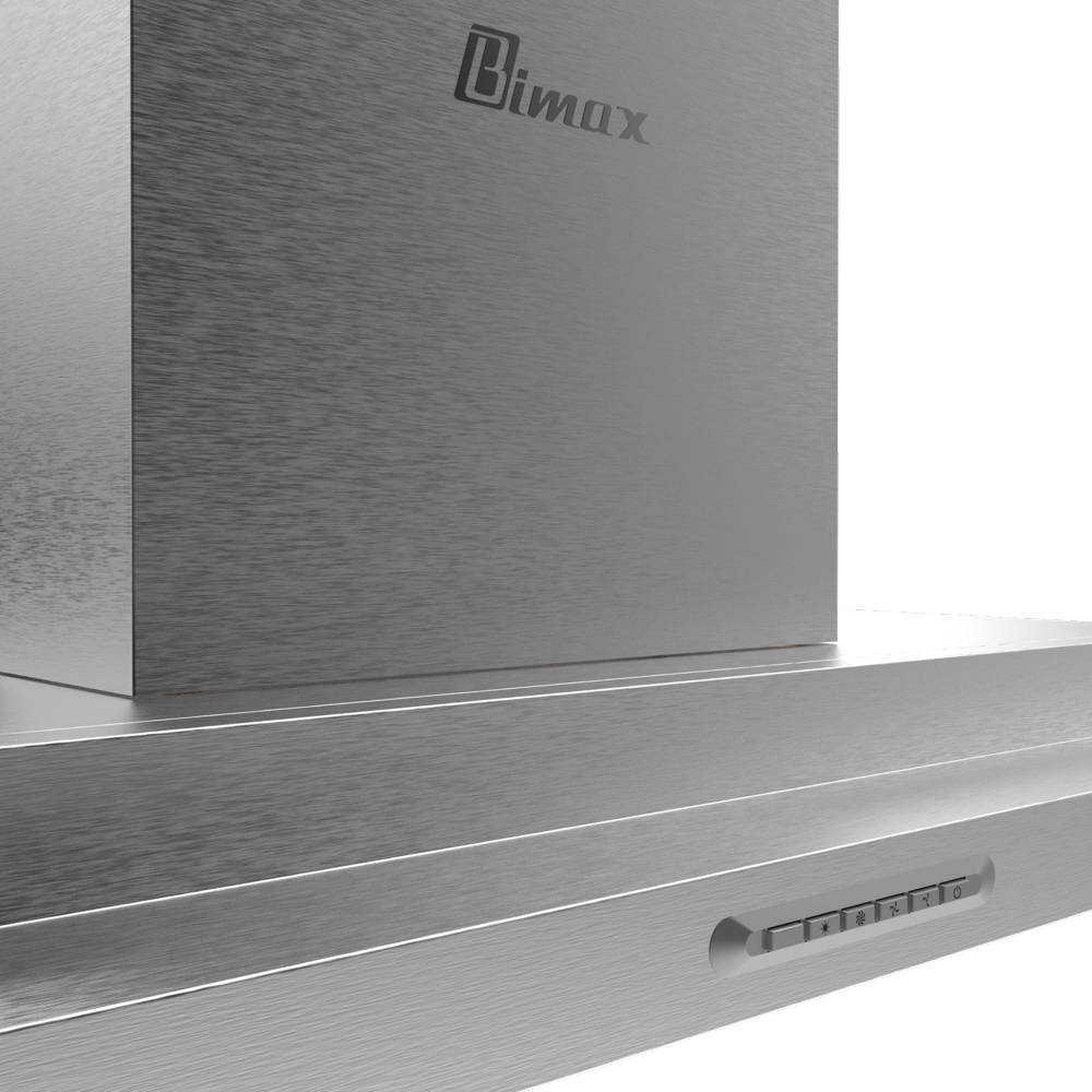 Island type stainless steel hood - 90cm