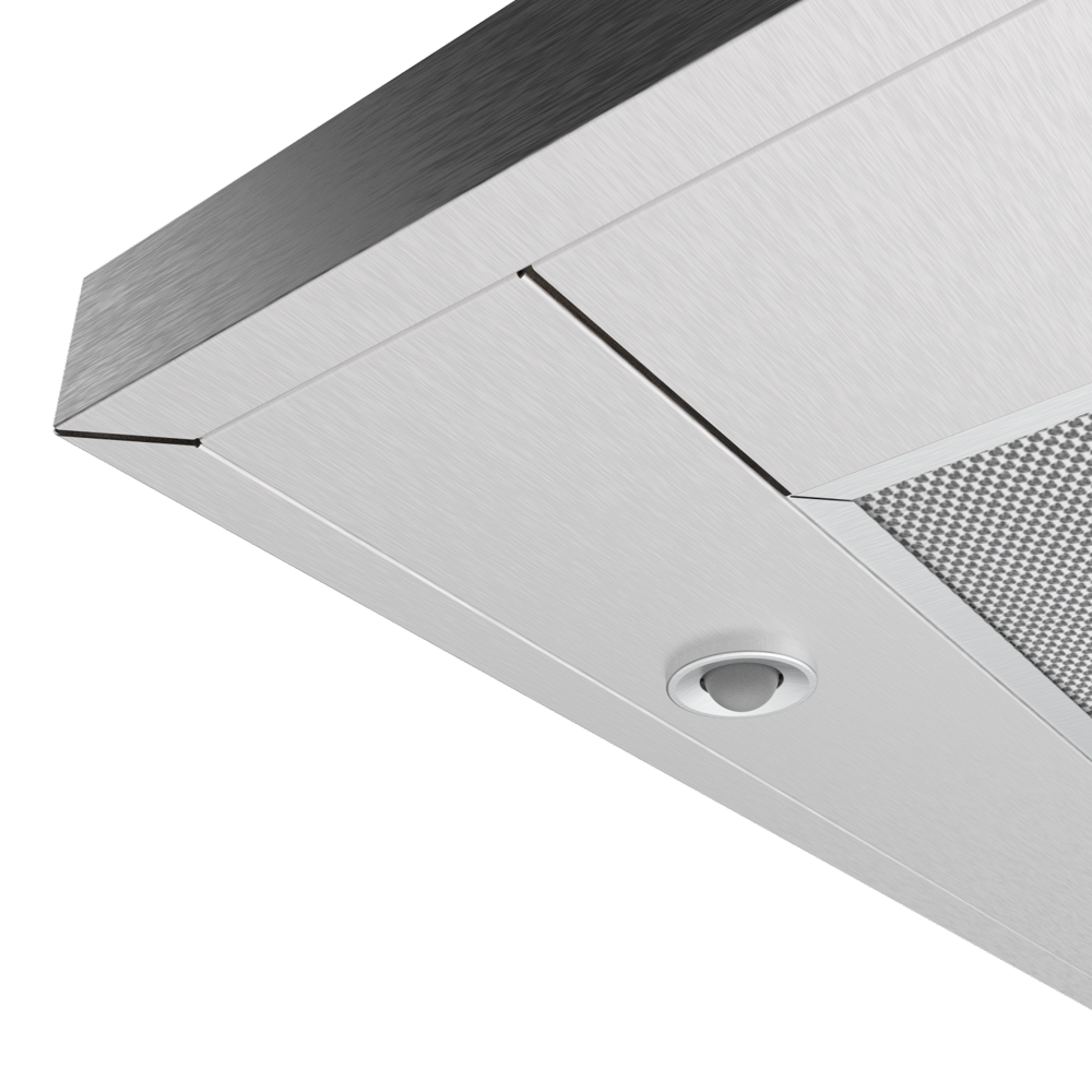 Wall Mount stainless steel hood - 90cm