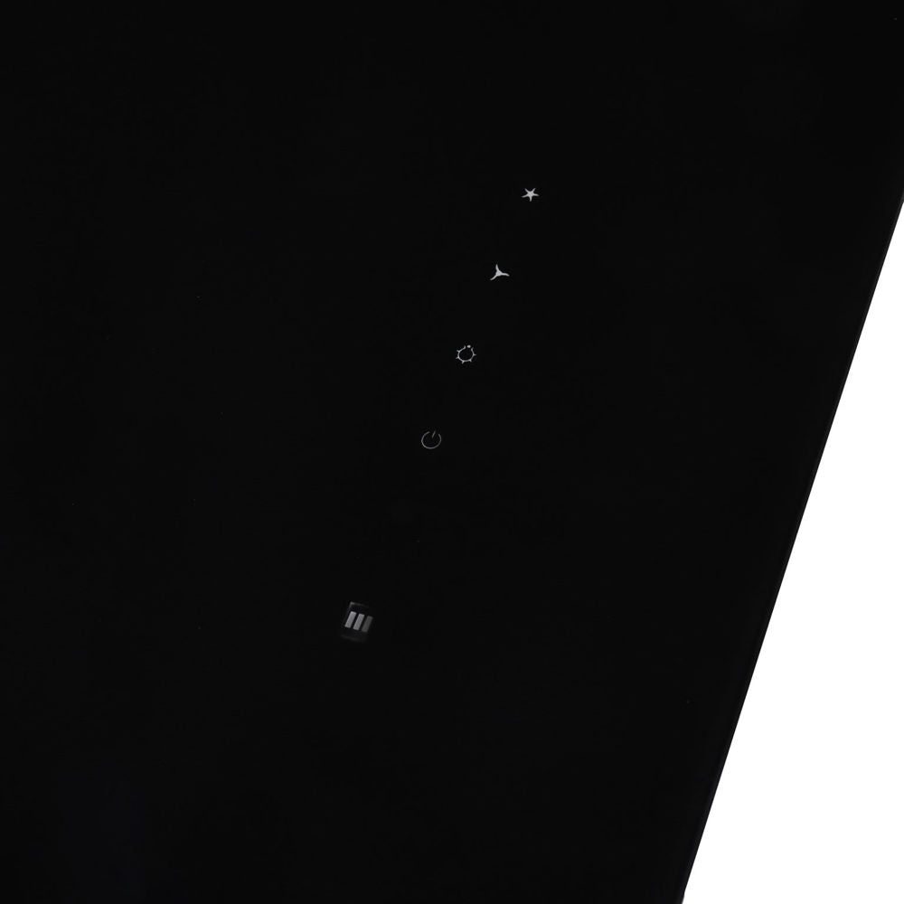 Wall Mount black glass hood - 90cm