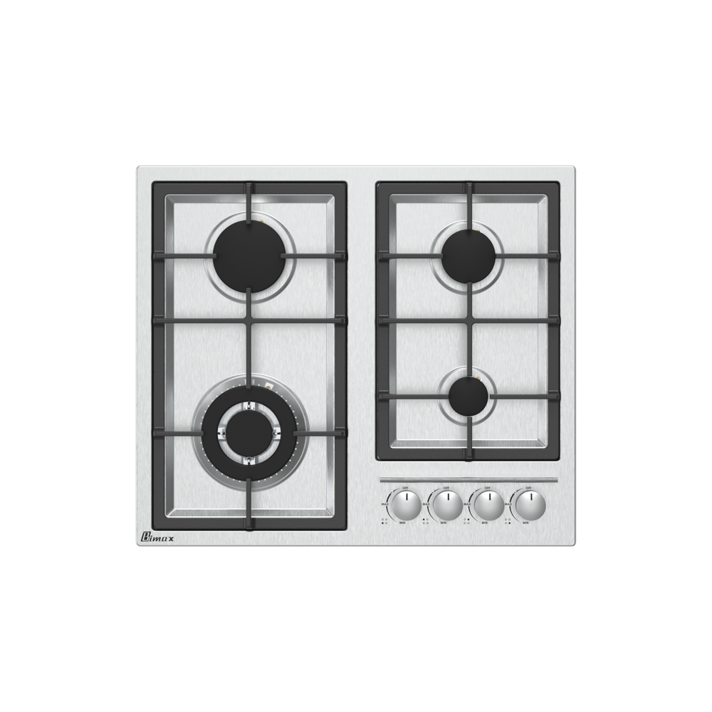 4 burner stainless steel gas stove - 60cm