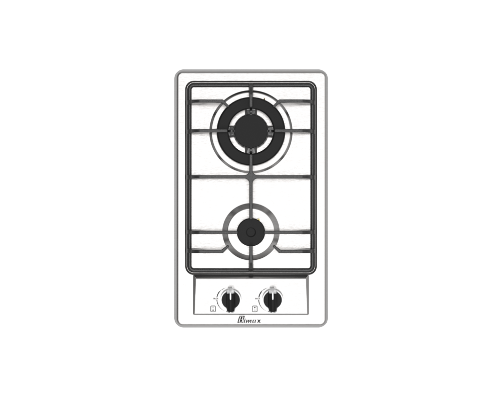 2 burner stainless steel gas stove - 30cm