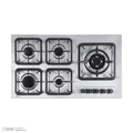 2 burner stainless steel gas stove - 90cm