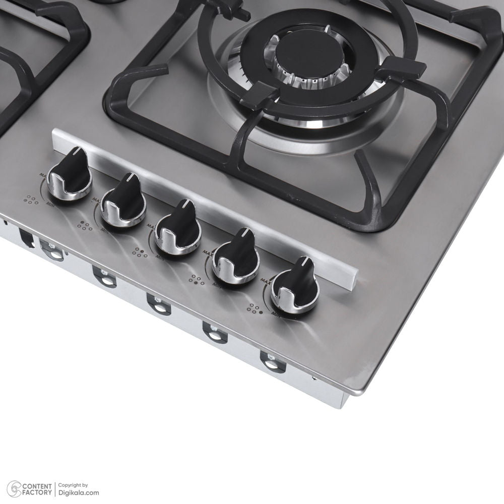 2 burner stainless steel gas stove - 90cm