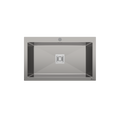 Single bowl stainless steel sink - 80 cm x 50 cm
